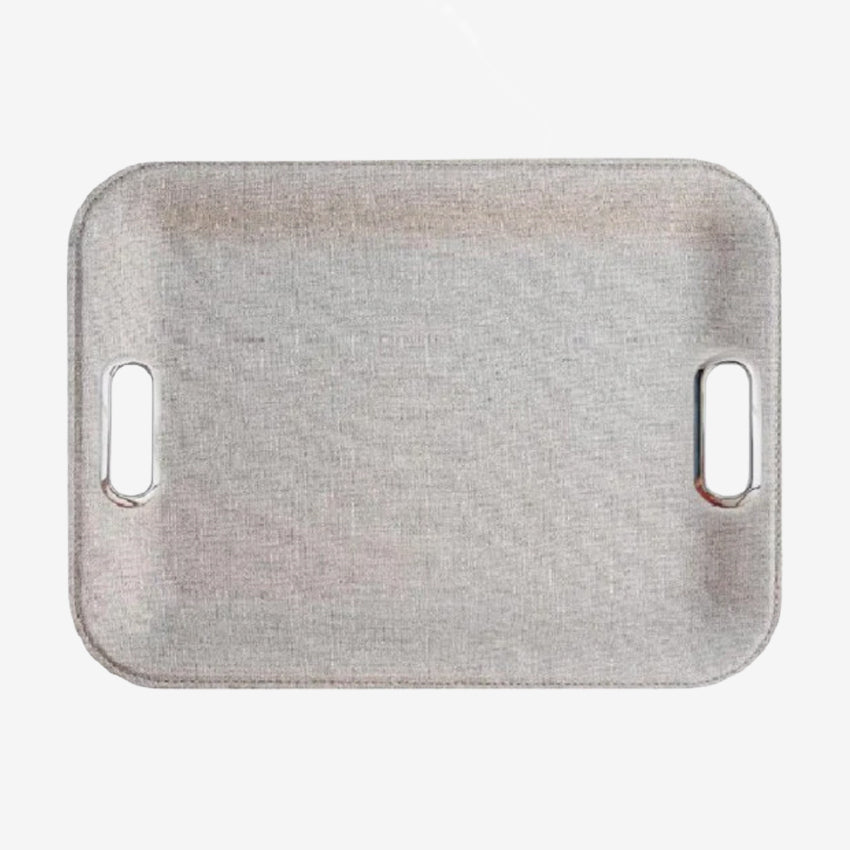 Bold Decor | Serving Tray with Metal Handles