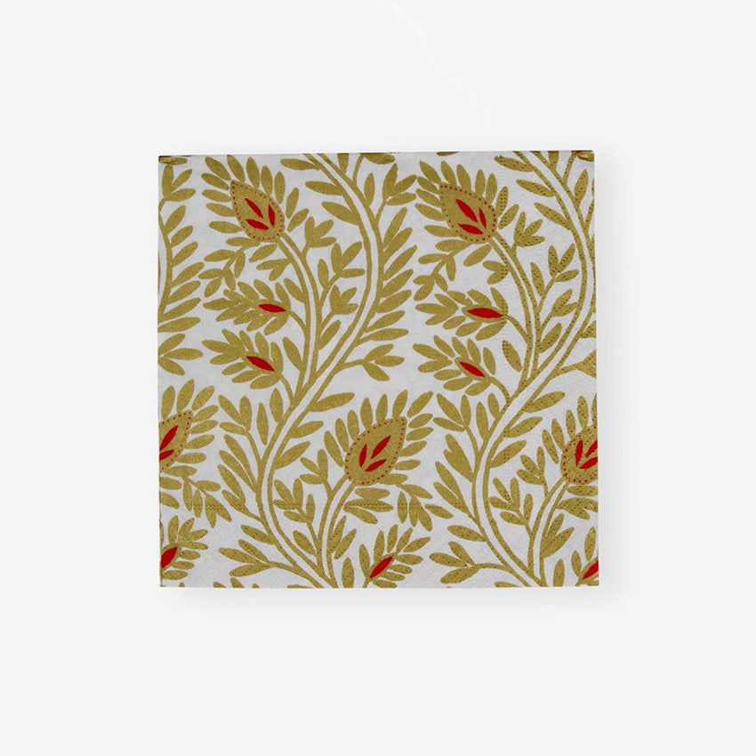 Caspari | Serviette de bain Samsara Gold