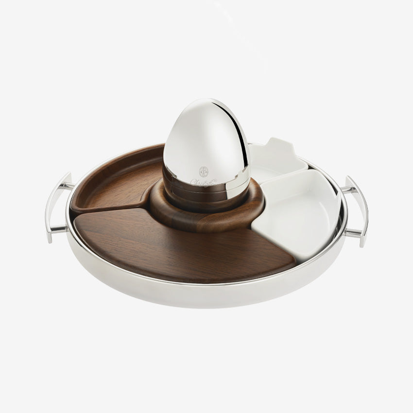 Christofle | MOOD Coffee Round Tray With Handles