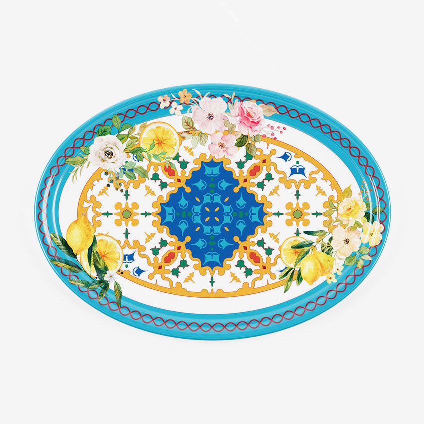 Guzzini | Flower & Lemon Oval Tray