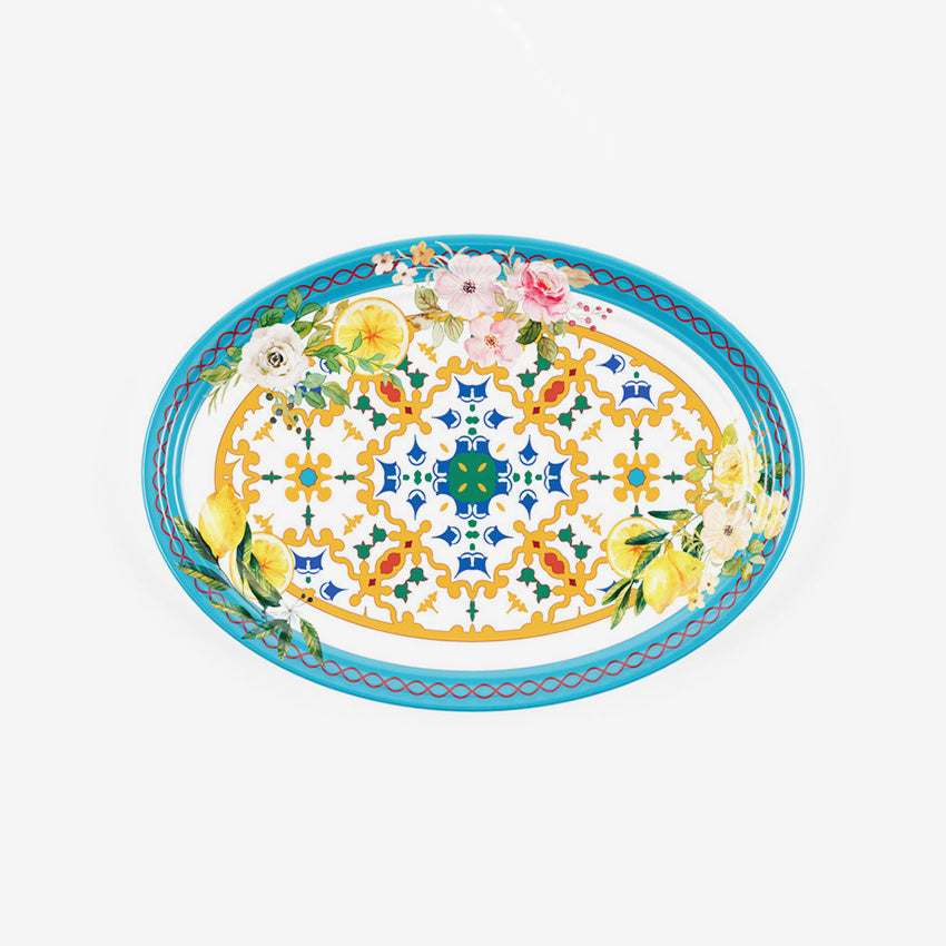 Guzzini | Flower & Lemon Oval Tray