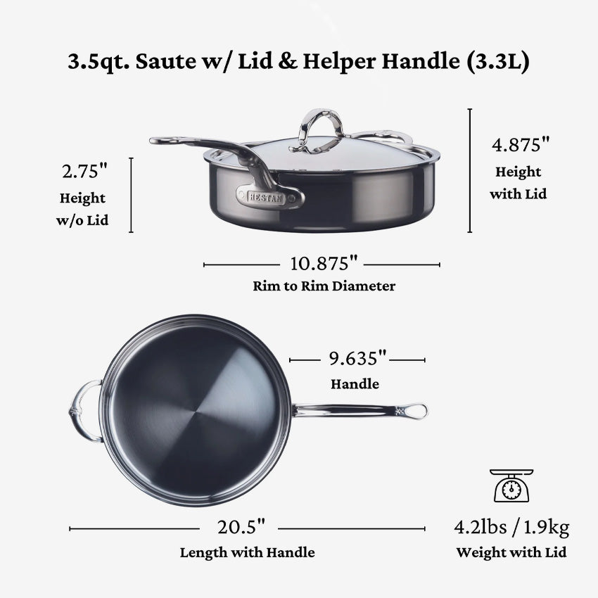 Hestan | NanoBond Titanium Sauté Pans