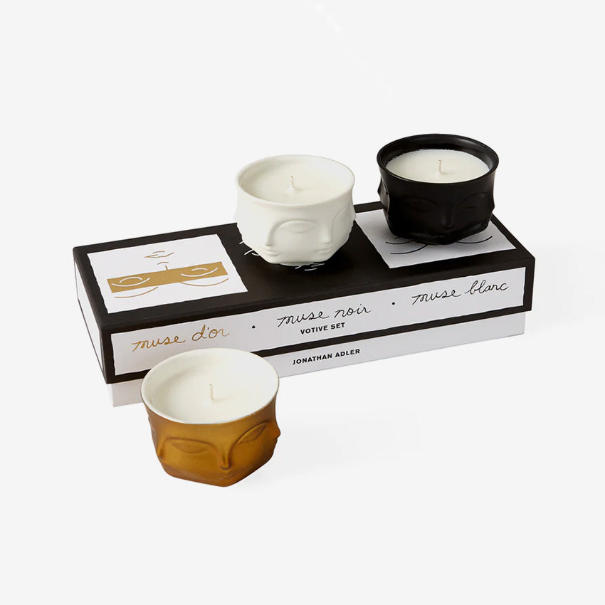 Jonathan Adler | Muse Votive Candle - Set Of 3