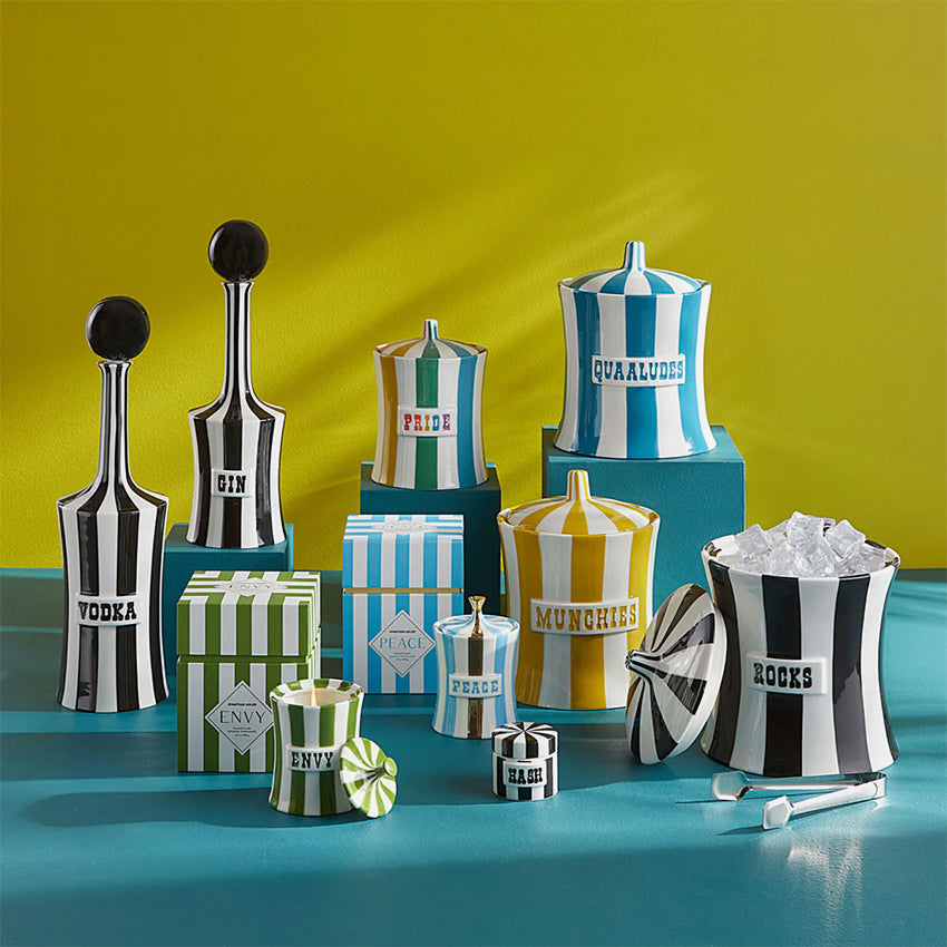 Jonathan Adler | Vice Ice Bucket Rocks Black/White