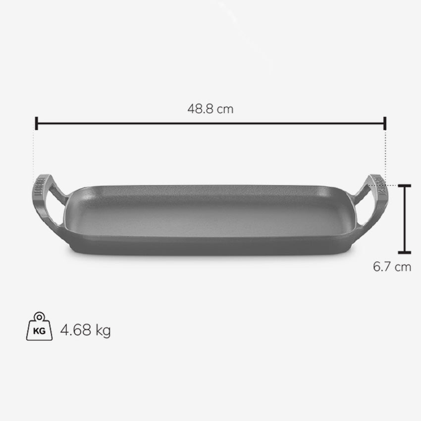 Le Creuset | Gril rectangulaire Collection d'extérieur