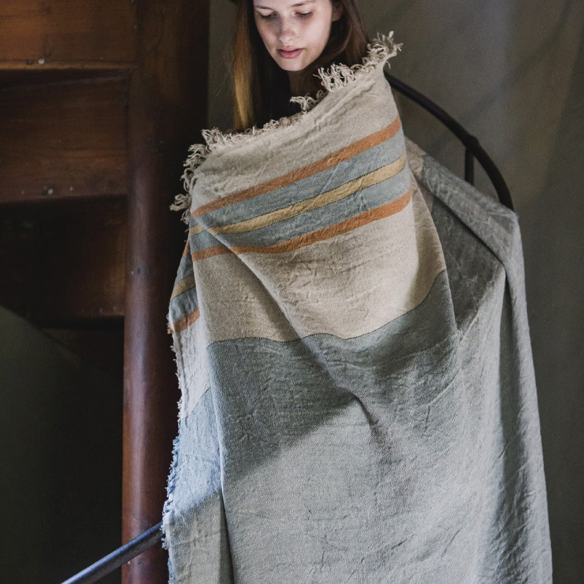 Libeco | Nappe de table The Belgian Fouta Stripe