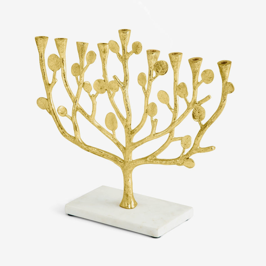 Michael Aram | Menorah à feuilles botaniques