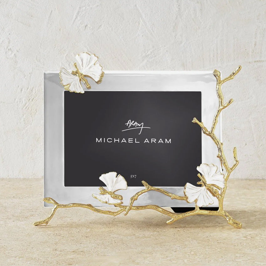 Michael Aram | Cadre réfléchissant doré Butterfly Ginkgo