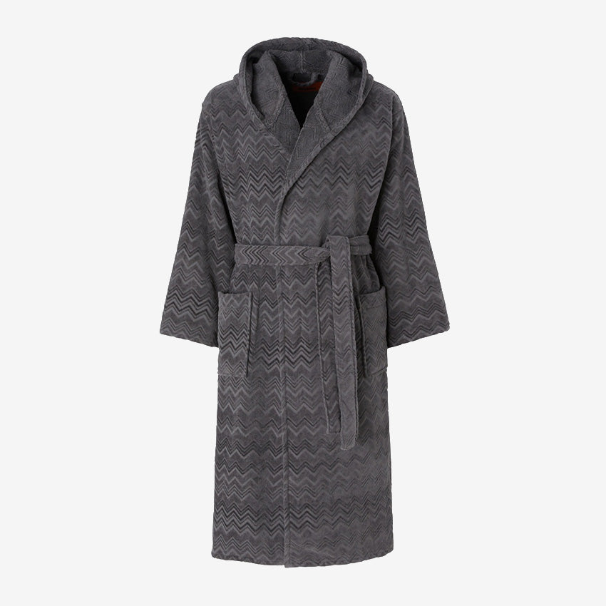 Missoni Home | Chalk Hooded Bathrobe
