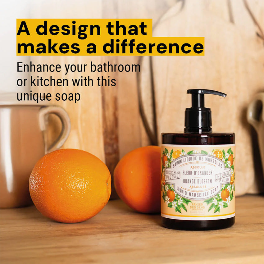 Panier des Sens | Savon Liquide de Marseille - Fleur d'Oranger - 500ml
