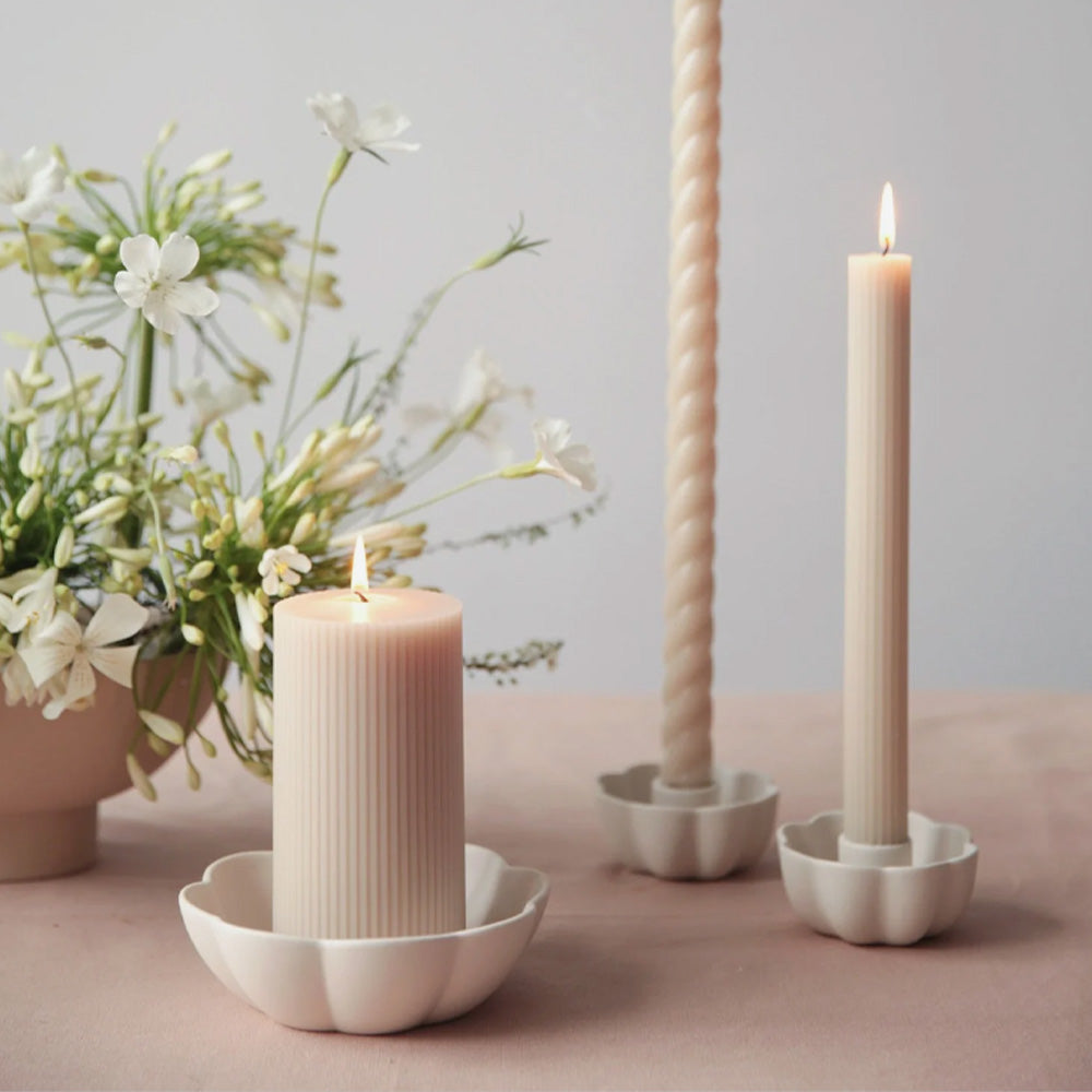 The Floral Society | Ceramic Fleur Dish Matte White