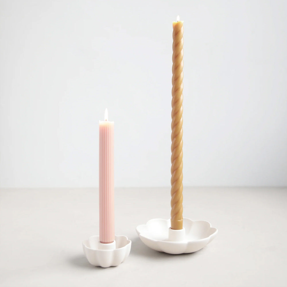 The Floral Society | Ceramic Fleur Taper Candle Holder