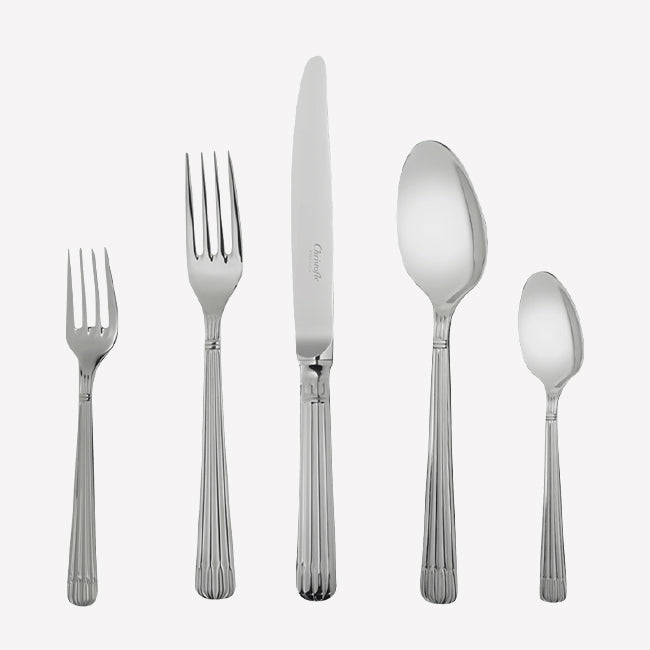 Maison Lipari Osiris Flatware Set 5 Pcs Stainless Steel  CHRISTOFLE.