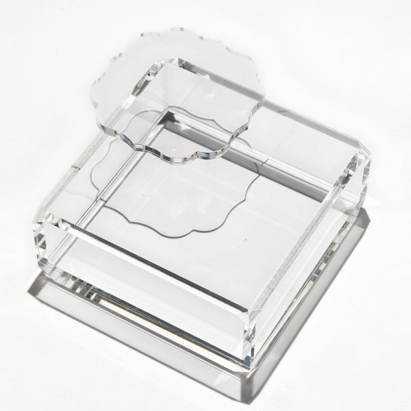 Maison Lipari MARIO LUCA GIUSTI Napkin Holder Clear  MARIO LUCA GIUSTI.