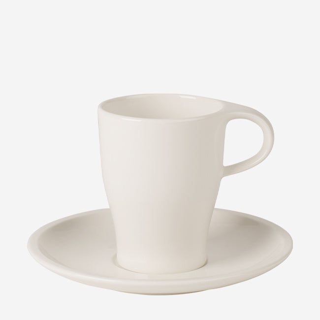 Maison Lipari Coffee Passion Coffee Mug & Saucer Set of 2 - White  VILLEROY & BOCH.