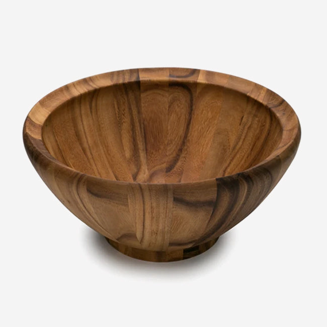 Maison Lipari Acacia XL Salad Bowl - Brown  IRONWOOD.