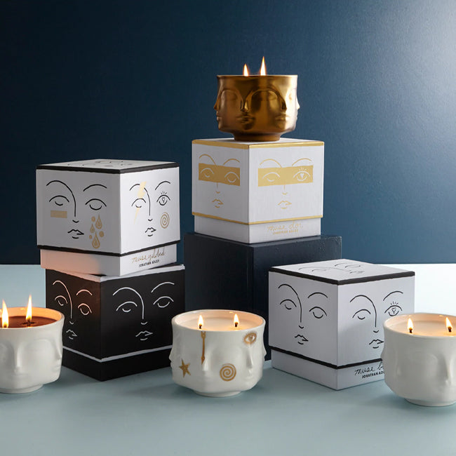 Maison Lipari Muse Candle White  JONATHAN ADLER.