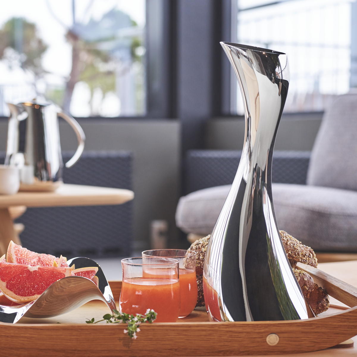 Maison Lipari Cobra Pitcher - Silver  GEORG JENSEN.