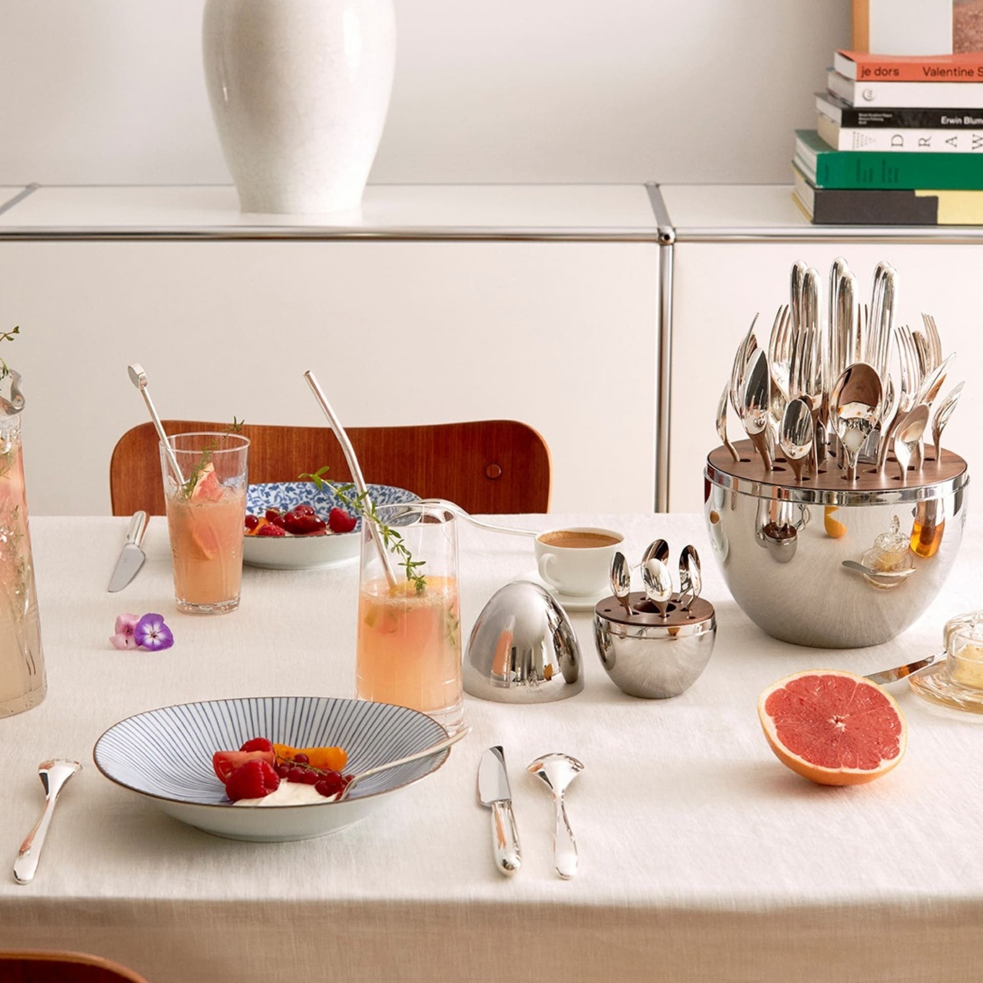 Christofle | 24-Pc Silver-plated Mood Party Flatware Set