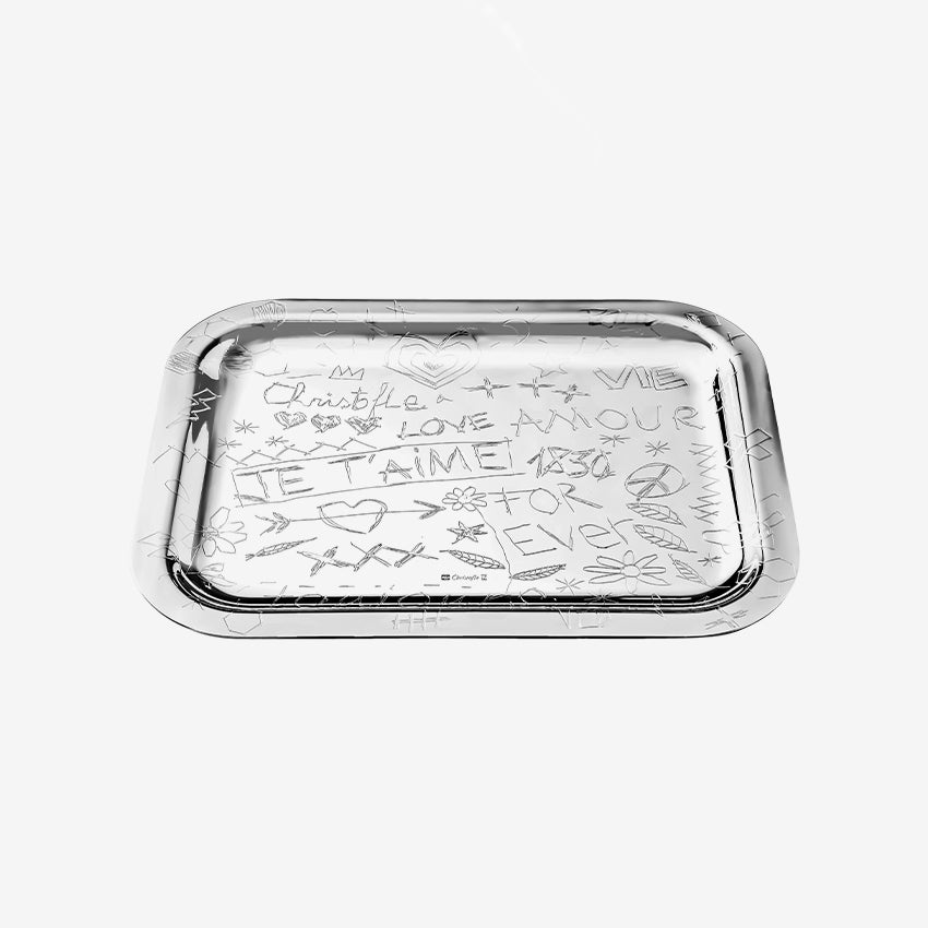 Christofle | Silver-Plated Graffiti Tray