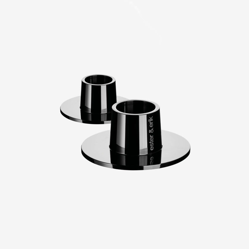 Ester & Erik | 2 Taper Candle Holders
