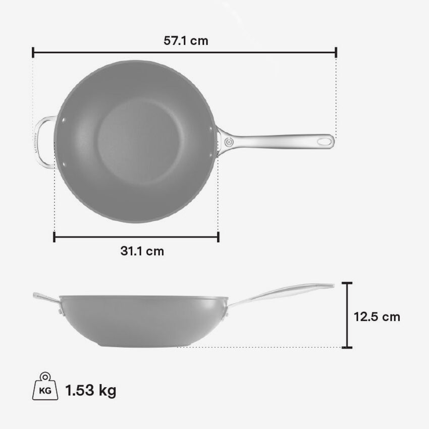 Le Creuset | Poêle à Frire Antiadhésive Pro - 30 cm