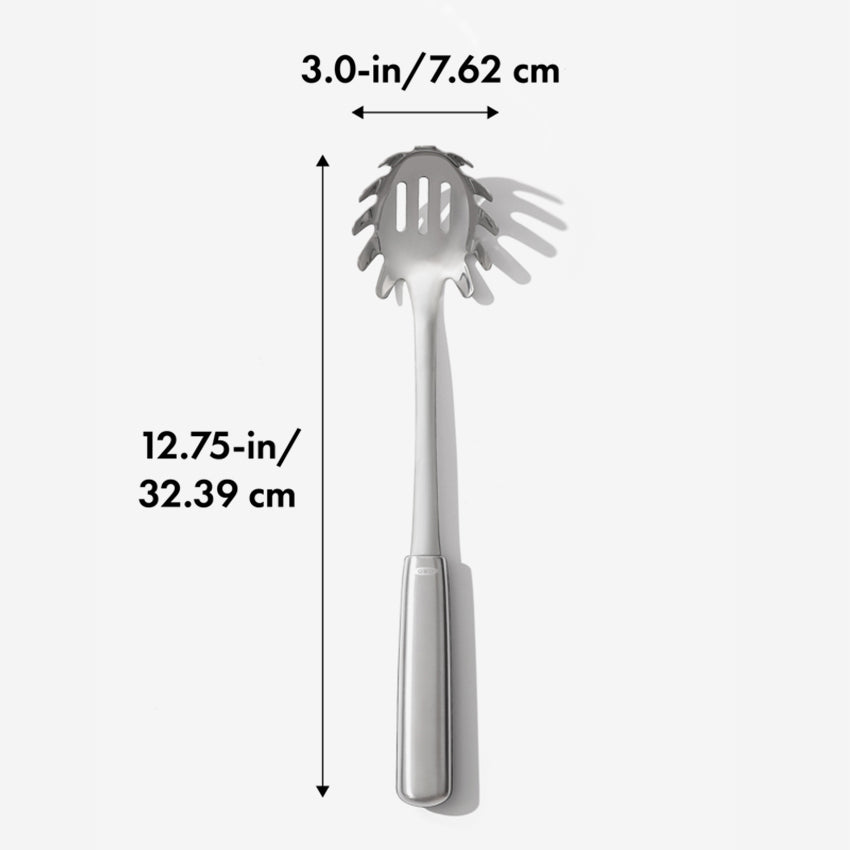 Oxo | Serveur à spaghetti en acier inoxydable