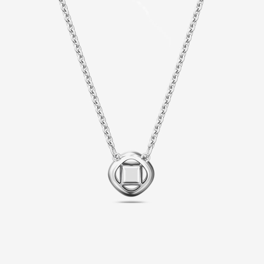 Swarovski | Angelic - Collier Plaqué Rhodium, Taille Carrée