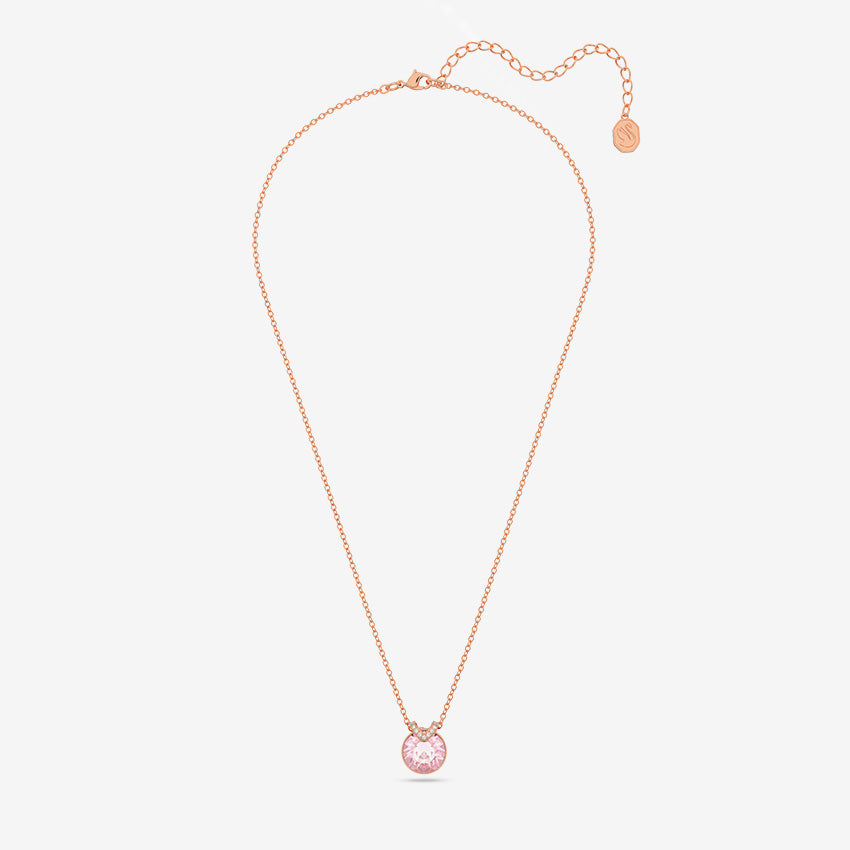 Swarovski | Bella V Pendentif taille ronde plaqué or