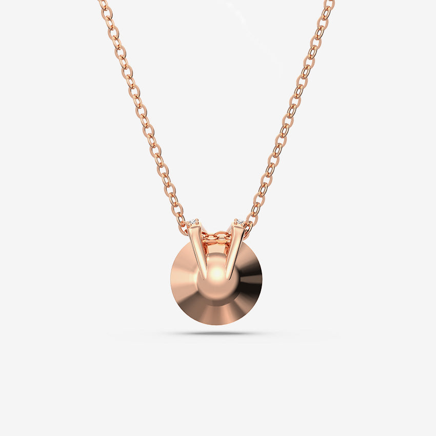 Swarovski | Bella V Pendentif taille ronde plaqué or