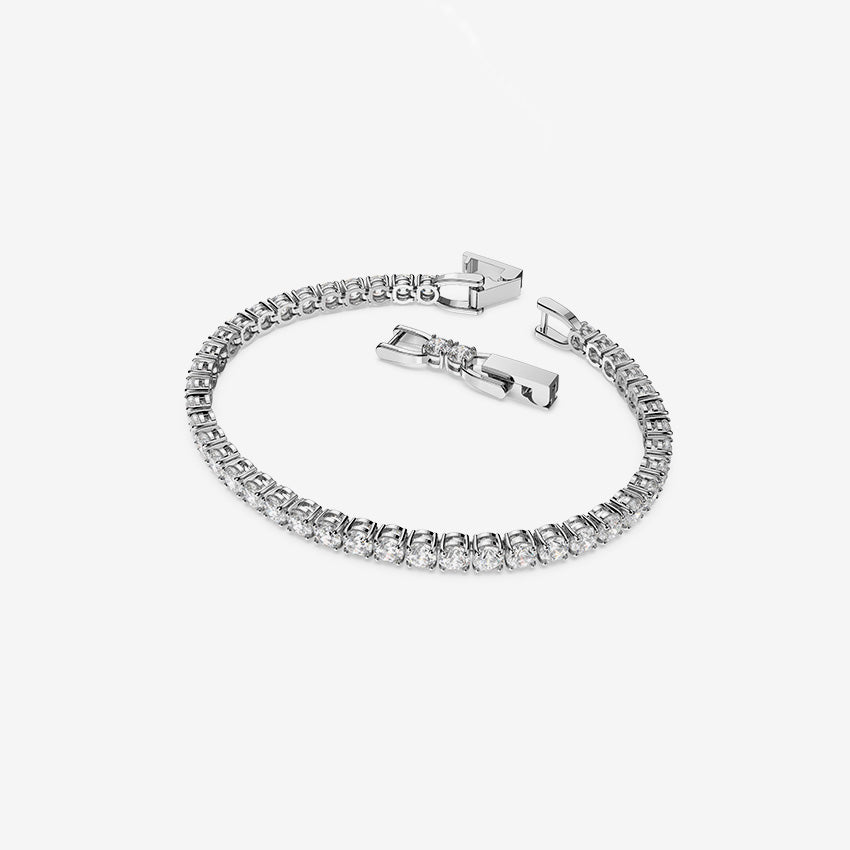 Swarovski | Bracelet de Tennis de Luxe à Coupe Ronde