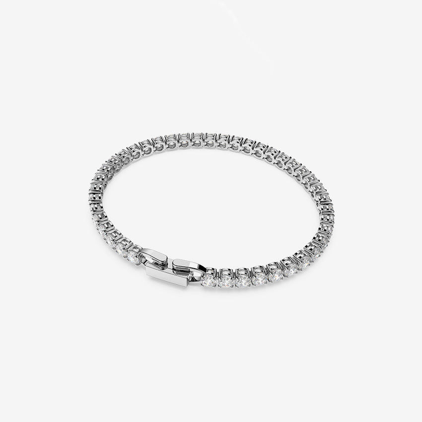Swarovski | Bracelet de Tennis de Luxe à Coupe Ronde