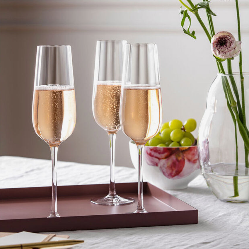 Villeroy & Boch | Flûte à Champagne Rose Garden - Ensemble de 4