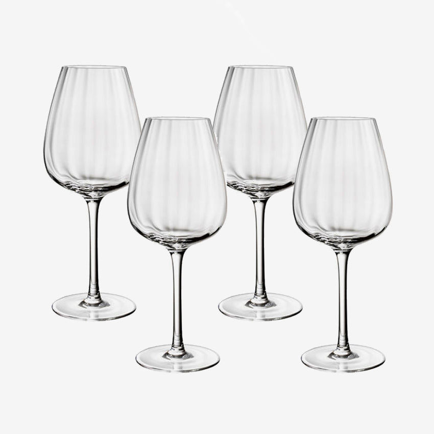 Villeroy & Boch | Ensemble de 4 Verres à Vin Rouge Rose Garden